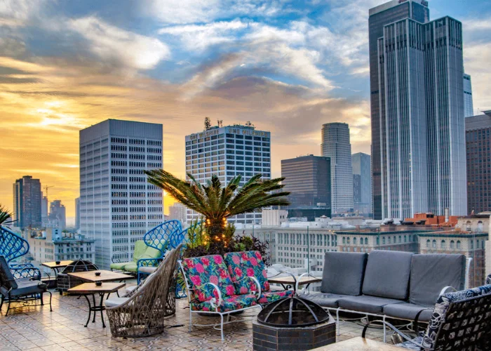 Things to Do in LA at Night | Best Evening Activities & Nightlife 1 Sunset at Perch Rooftop Bar